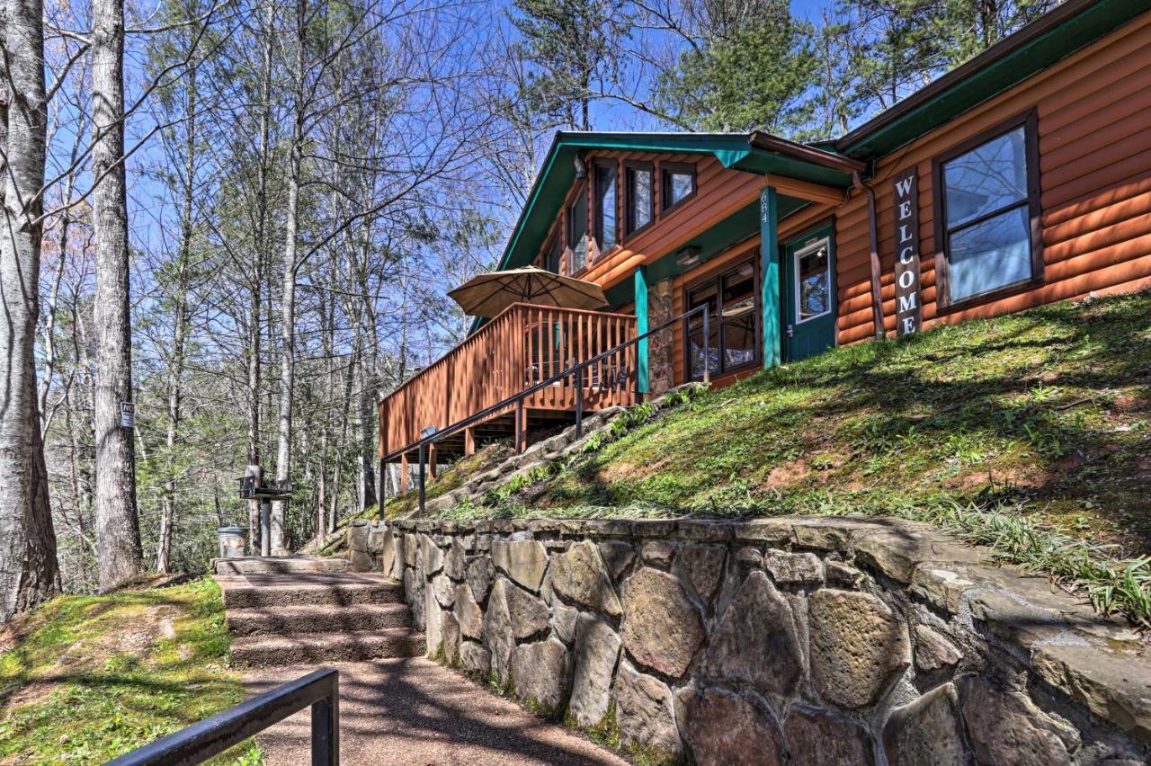 Smoky Mountain Cabin 4 Acres, 3 Mi To แกตลิงเบิร์ก ภายนอก รูปภาพ